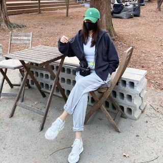 Seam-trim Loose-fit Hoodie