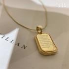 Lettering Necklace Gold - 44.5cm