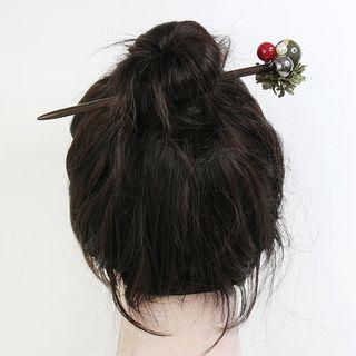 Lace & Bead Hair Pin As Shown In Figure - One Size
