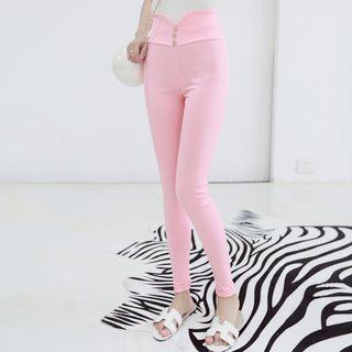 Buttoned Jeggings
