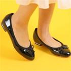 Bow-front Metal-trim Patent Flats