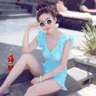 Ruffle Trim Swimdress