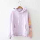 Color-block Sleeve Sweatshirt