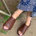 Peep-toe Slingback Sandals