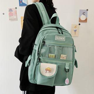 Pvc Panel Multi-section Backpack