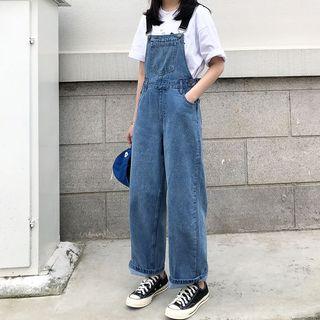 Wide Leg Jumper Jeans Blue - One Size