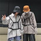 Couple Matching Strap-accent Windbreaker