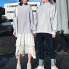 Couple Matching Mock-neck Sweatshirt / Sweatshirt Dress