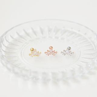 Rhinestone Piercing Earring (single)
