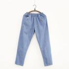 Embroidered Straight Leg Jeans