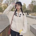 Toggle Long-sleeve Sweatshirt