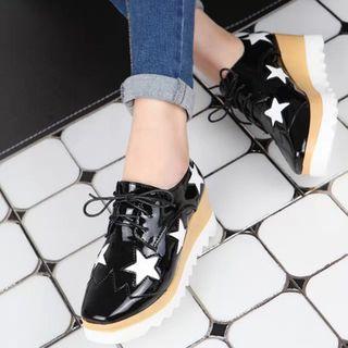 Star Wedge Oxfords