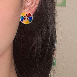 Glaze Leaf Earring