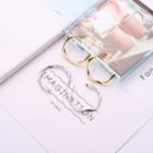 Alloy Twisted Open Hoop Earring