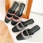 Houndstooth Mules