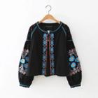 Long-sleeve Embroidered Jacket
