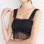 Lace Crop Camisole Top