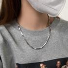 Stainless Steel Necklace Necklace - Silver - One Size