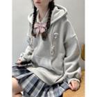 Embroidered Zip Up Hoodie