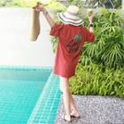 Round-neck Printed Loose-fit T-shirt
