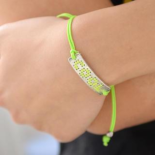 Cool Thread Bracelet Light Green - One Size