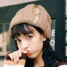 Embroidered Cuffed Beanie
