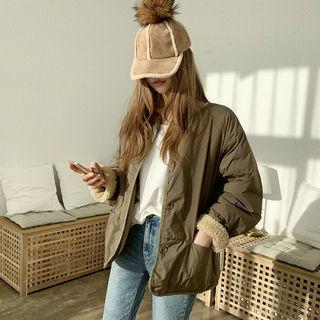 Sherpa-fleece Lined Reversible Jacket