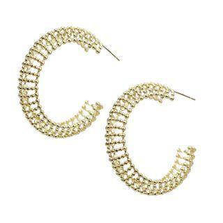 Openwork Hoop Earrings