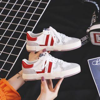 Stripe Panel Sneakers