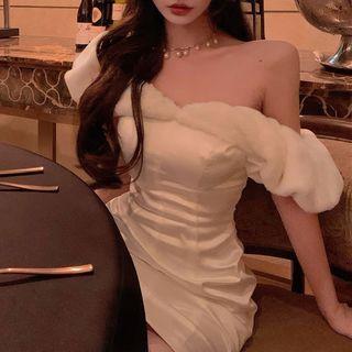 Off Shoulder Mini Dress