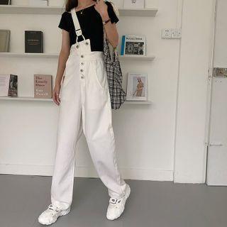 Loose-fit Denim Jumpsuit