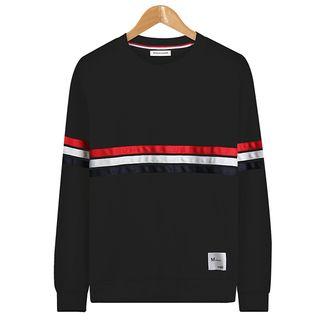 Contrast-trim Cotton Sweatshirt