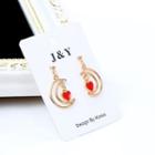 Heart & Mon Dangle Earring