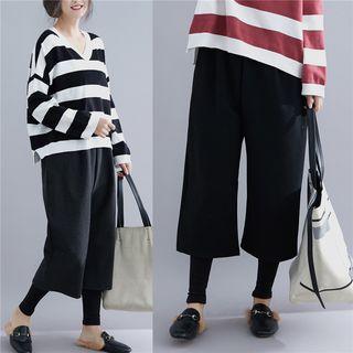 Legging Insert Wide Leg Pants