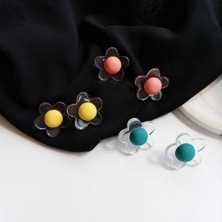 Flower Plastic Earring