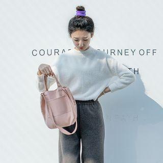 Canvas Hand Bag With Shoulder Strap