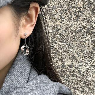 Wavy Hoop Earring