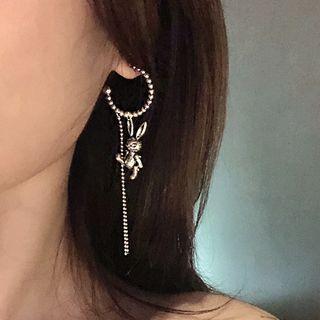 Alloy Rabbit Fringed Earring