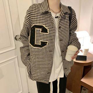 Hpoundstooth Button Jacket