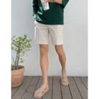 Flat-front Zip-fly Shorts