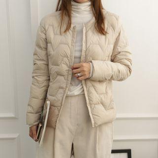 Round-neck Duck-down Padded Jacket