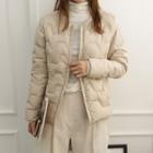 Round-neck Duck-down Padded Jacket