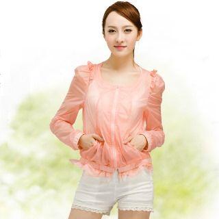 Frilled Sun-protection Light Jacket