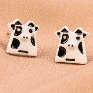 Milk Cow Alloy Earring