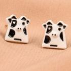 Milk Cow Alloy Earring