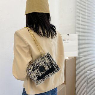 Fringed Flap Crossbody Bag
