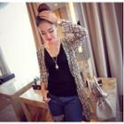 Print Long Cardigan