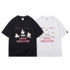 Cartoon Duck Print T-shirt