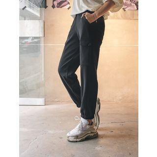 Plus Size Cargo-pocket Jogger Pants