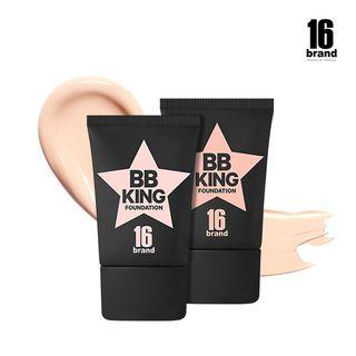 16brand - Sixteen Bb King Foundation Spf46 Pa++ 30ml (2 Colors) #01 Light Beige